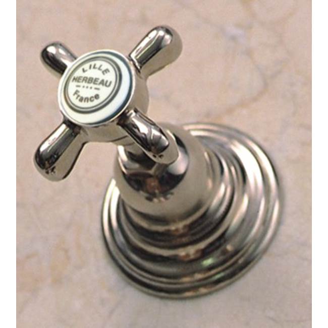 Herbeau ''Royale'' 1/2 Wall Valve in Polished Lacquered Copper, -Trim Only