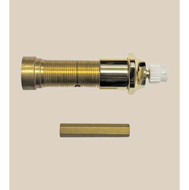Herbeau ''Pompadour'' 3/4 Wall Valve - Trim Only in Polished Brass, -Trim Only