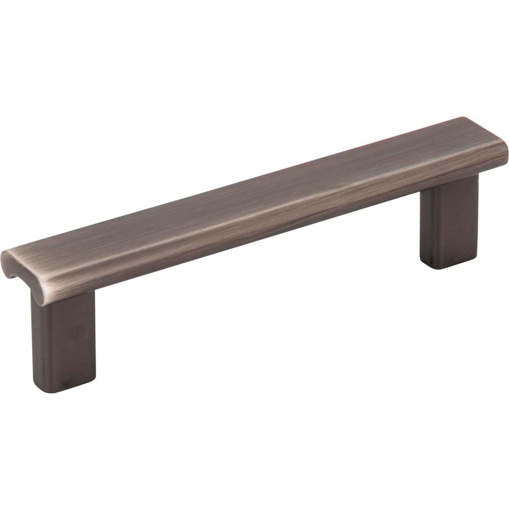 Hardware Resources 96 mm Center-to-Center Brushed Pewter Square Park Cabinet Pull