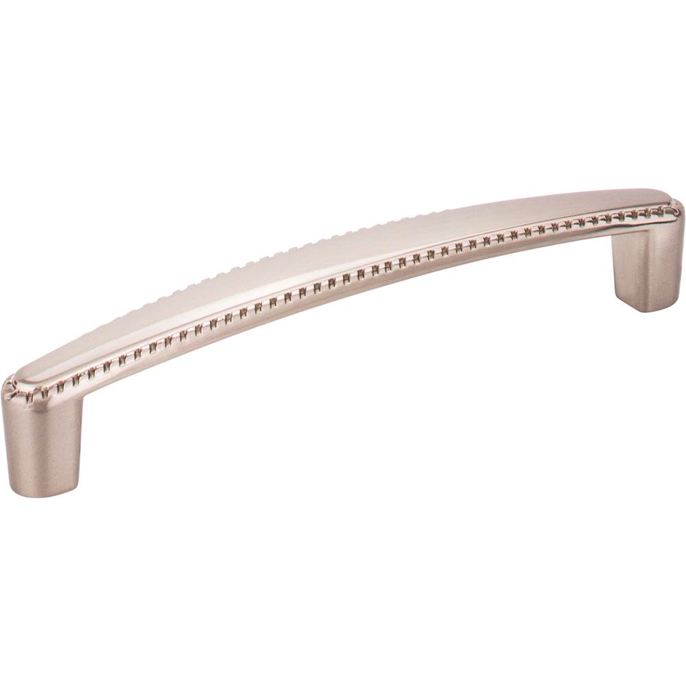Hardware Resources 128 mm Center-to-Center Satin Nickel Rope Detailed Lindos Cabinet Pull