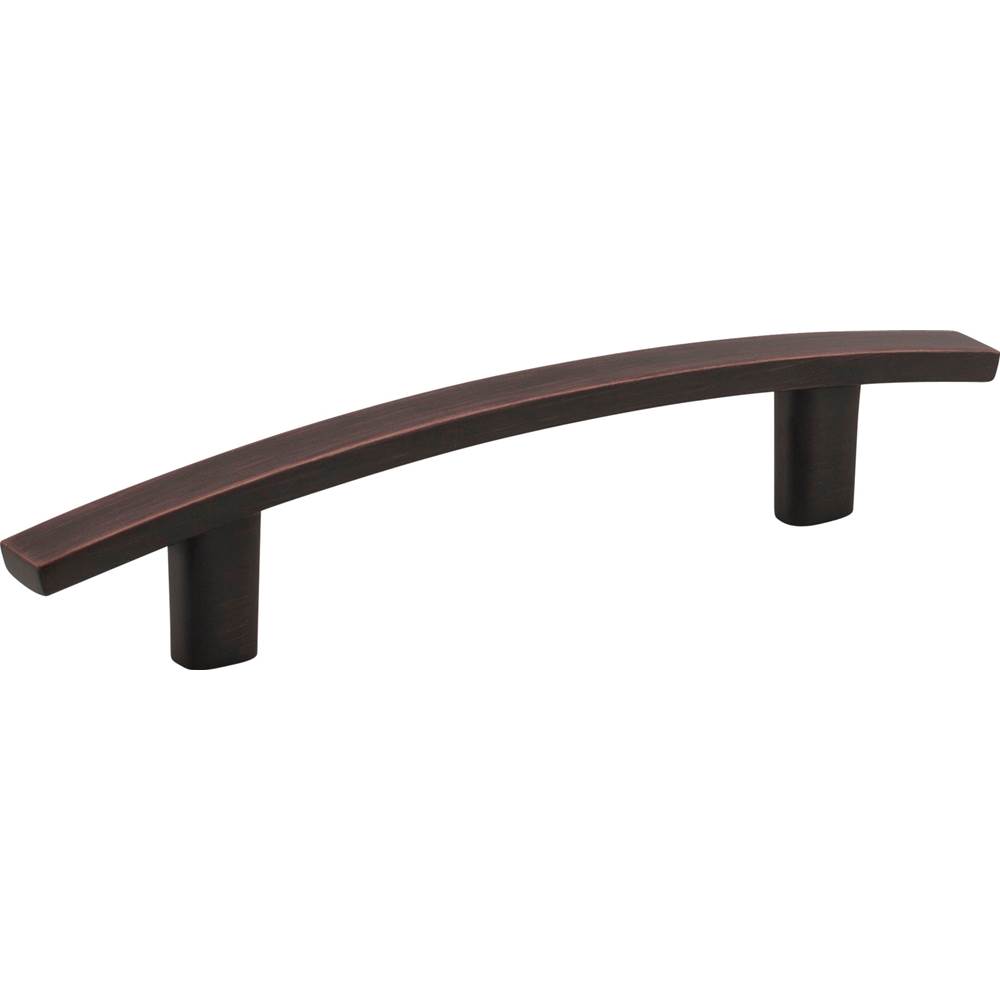 Hardware Resources 96 mm Center-to-Center Brushed Oil Rubbed Bronze Square Thatcher Cabinet Bar Pull