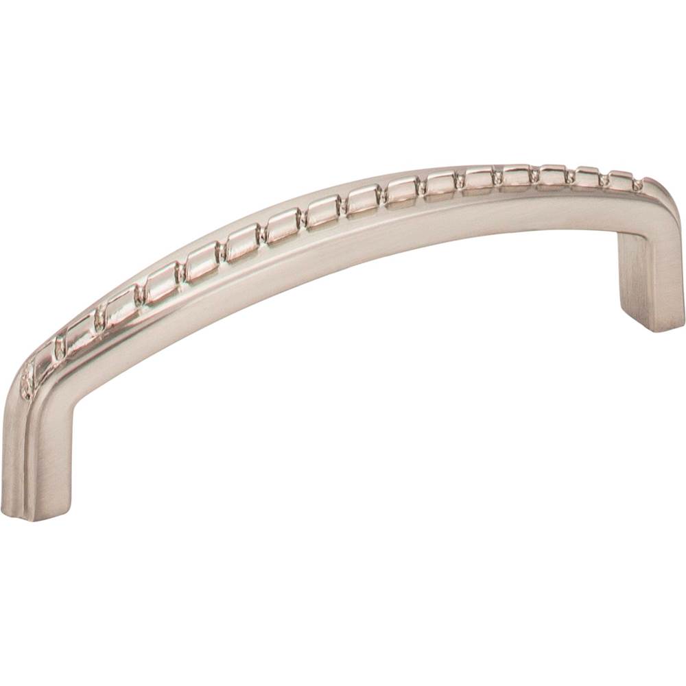 Hardware Resources 96 mm Center-to-Center Satin Nickel Rope Detailed Cypress Cabinet Pull