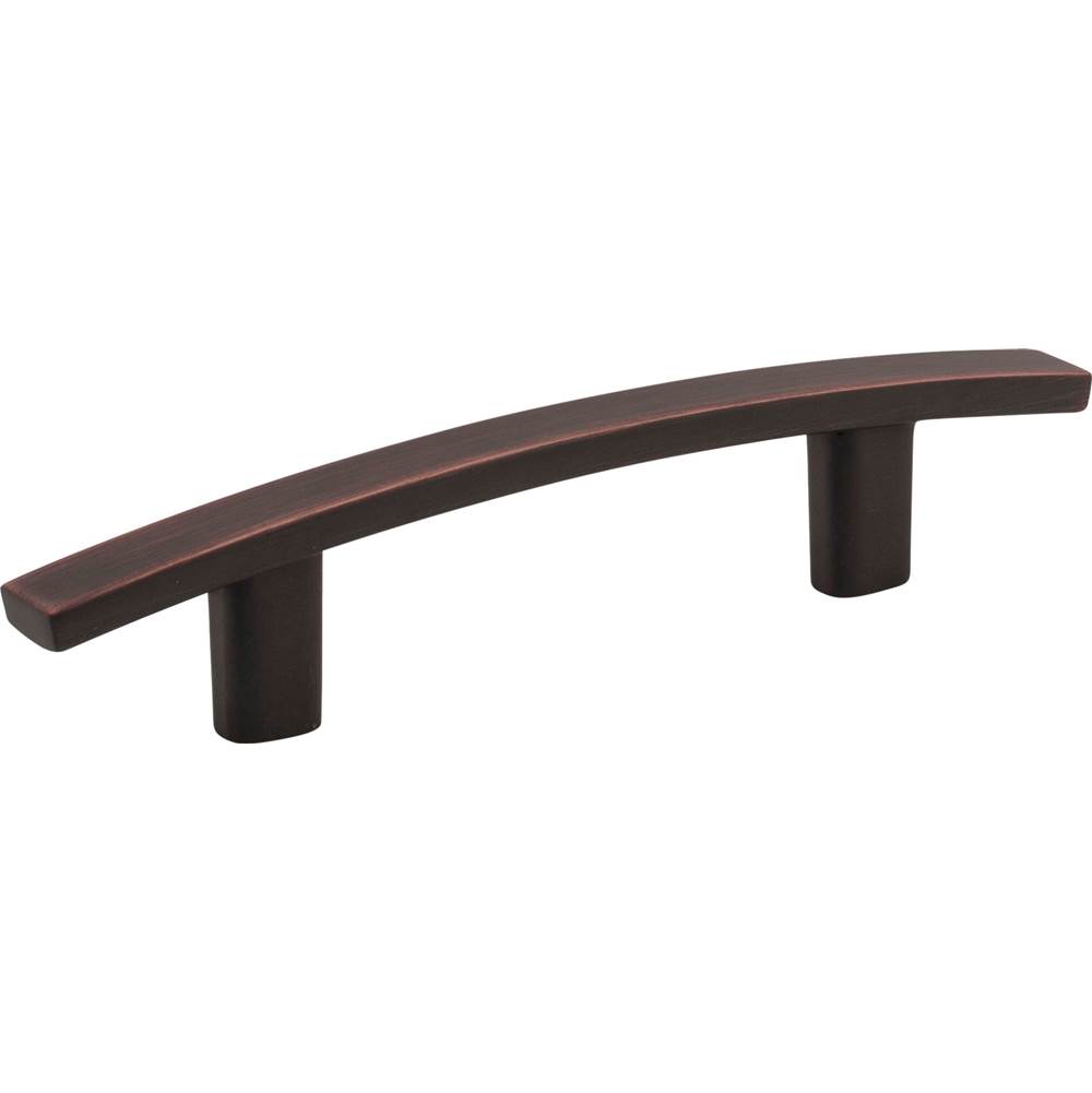 Hardware Resources 3'' Center-to-Center Brushed Oil Rubbed Bronze Square Thatcher Cabinet Bar Pull