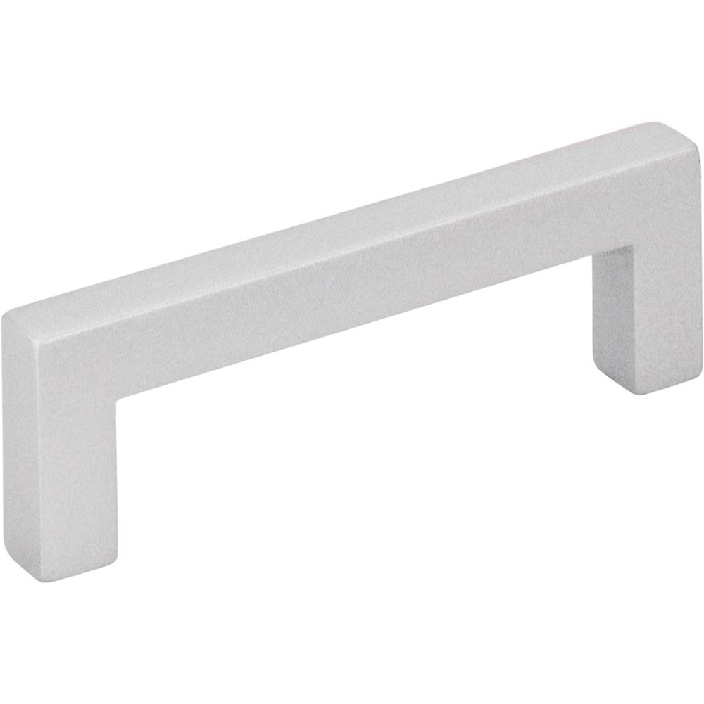 Hardware Resources 3'' Center-to-Center Matte Silver Square Stanton Cabinet Bar Pull