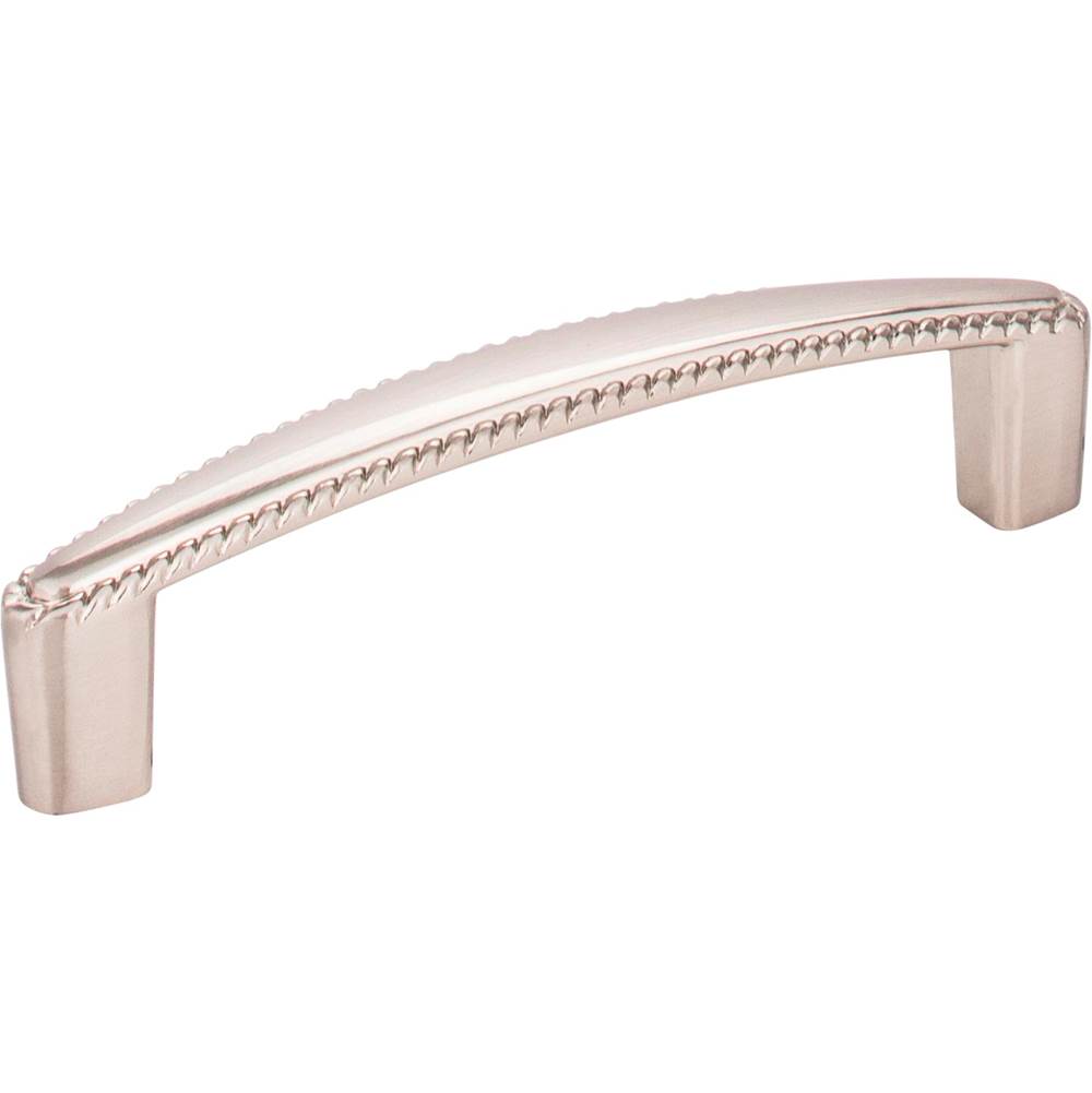 Hardware Resources 96 mm Center-to-Center Satin Nickel Rope Detailed Lindos Cabinet Pull