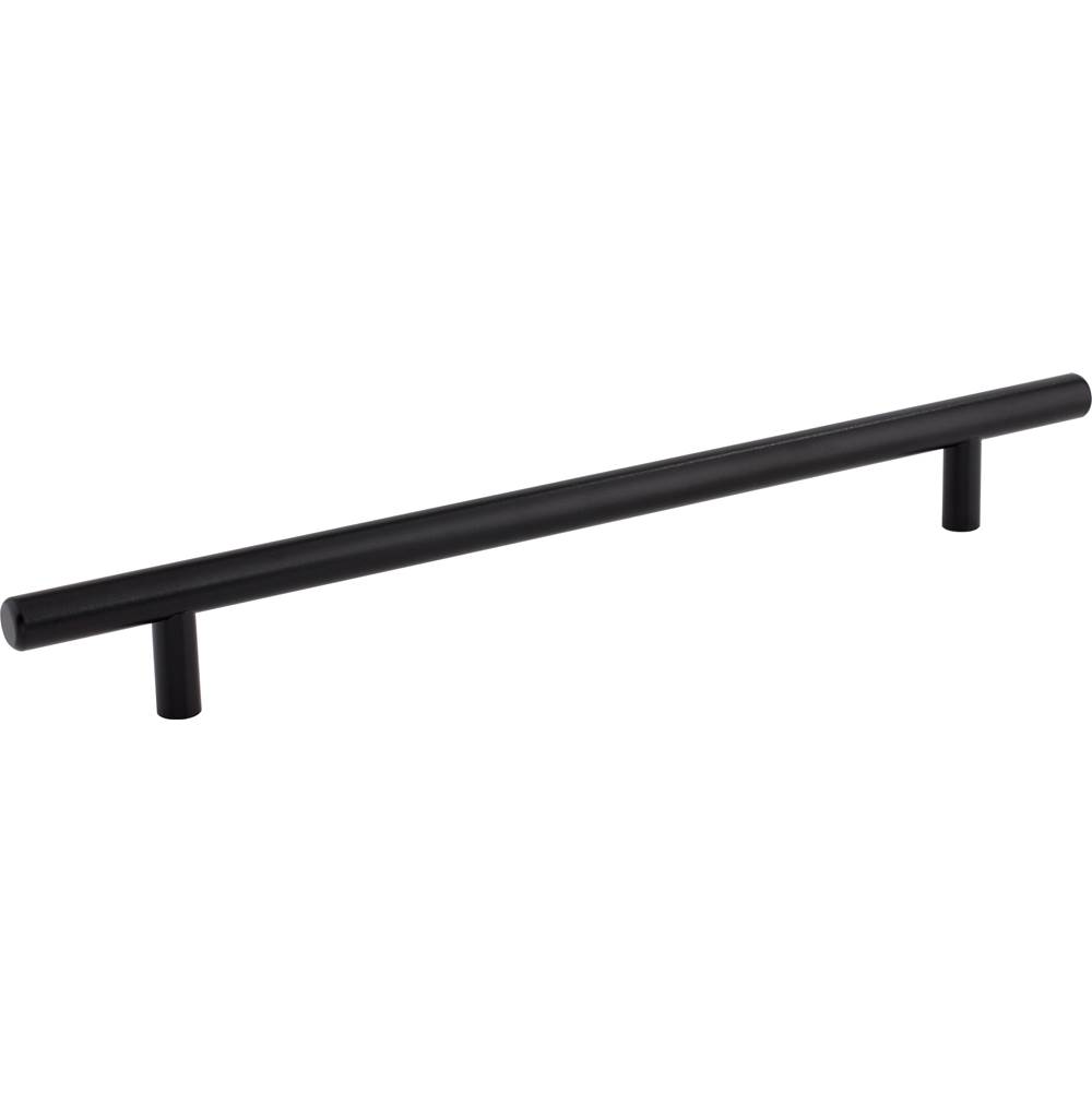 Hardware Resources 224 mm Center-to-Center Hollow Matte Black Stainless Steel Naples Cabinet Bar Pull