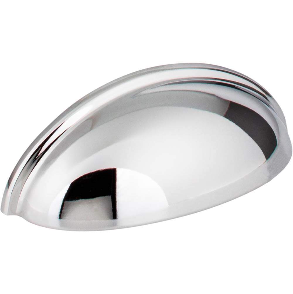 Hardware Resources 3'' Center-to-Center Polished Chrome Florence Cabinet Cup Pull