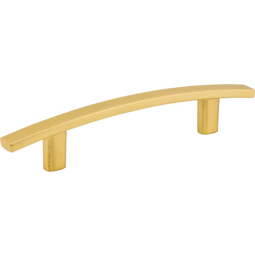 Hardware Resources 96 mm Center-to-Center Brushed Gold Square Thatcher Cabinet Bar Pull