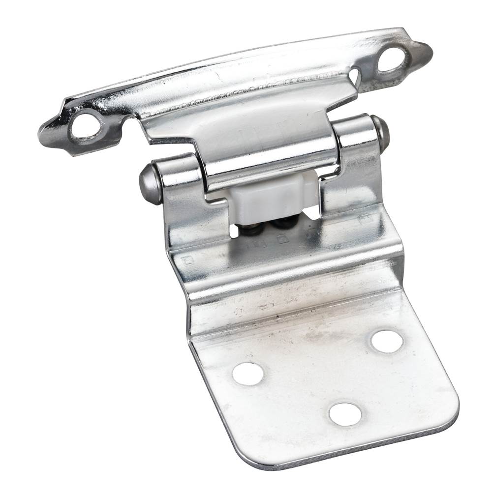Hardware Resources Traditional 3/8'' Inset Hinge with Semi-Concealed Frame Wing - Polished Chrome