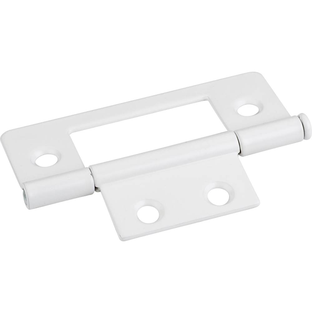 Hardware Resources Dull White 3'' Loose Pin Non-Mortise Hinge 4 Hole