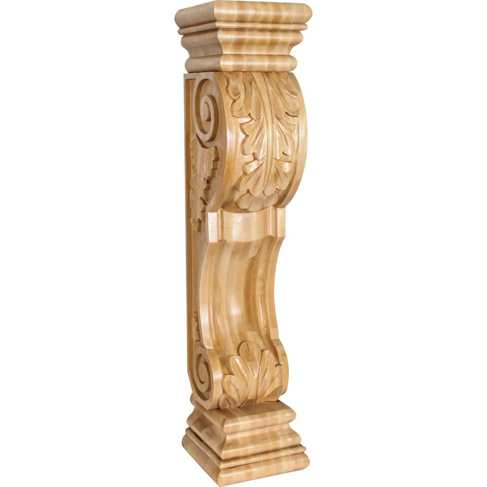 Hardware Resources 8'' W x 8'' D x 36'' H Cherry Acanthus Fireplace Corbel