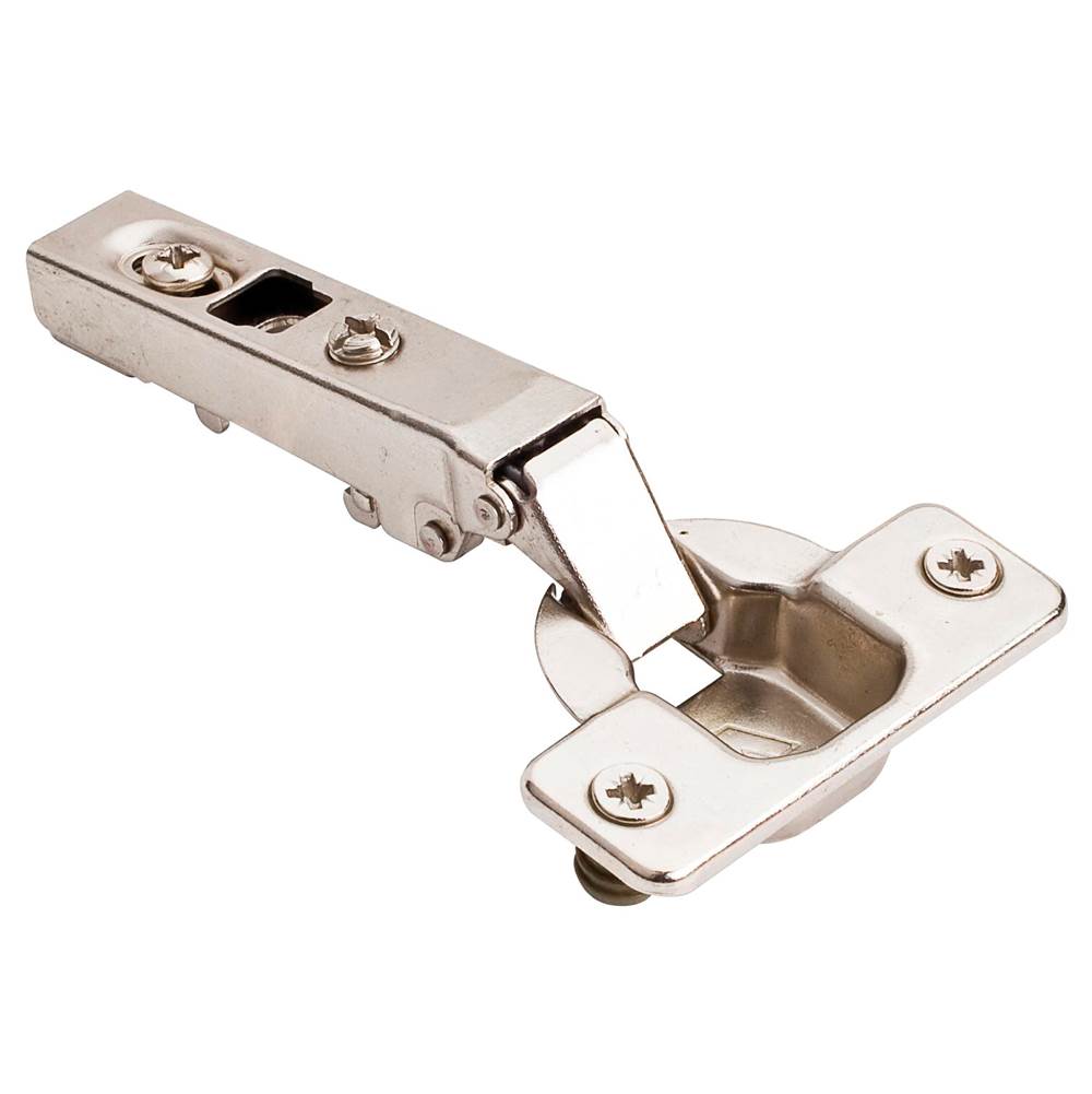 Hardware Resources 110 degree Standard Duty Full Overlay Screw Adjustable Self-close Hinge with Press-in 8 mm Dowels