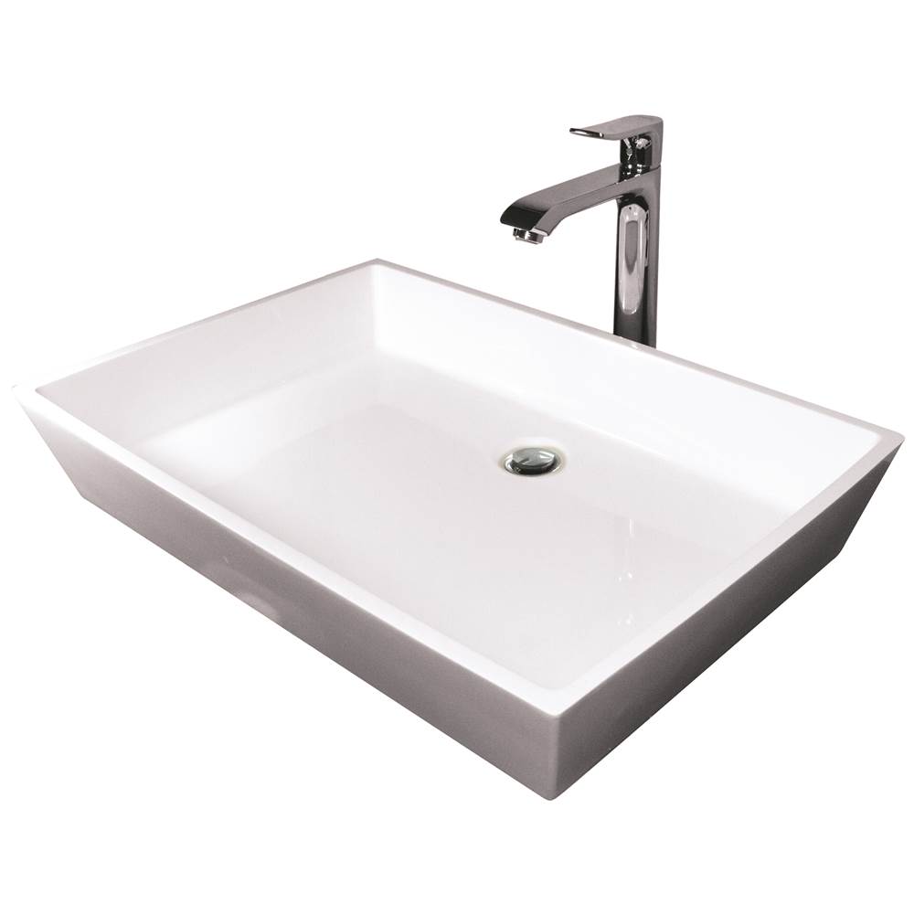 Hydro Systems PRISM 22X15 SOLID SURFACE SINK - ALMOND