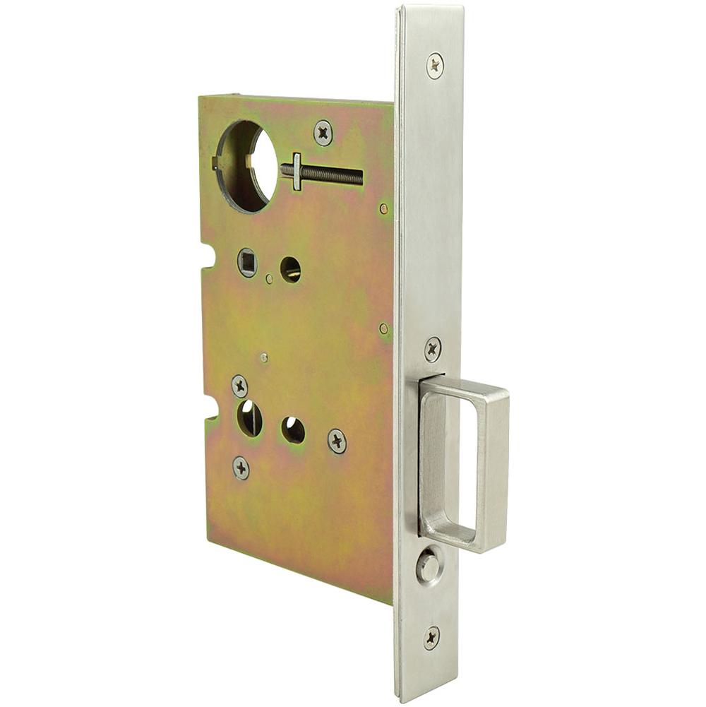 INOX 8010 Pocket Lock Passage, FH27 Trim, US32