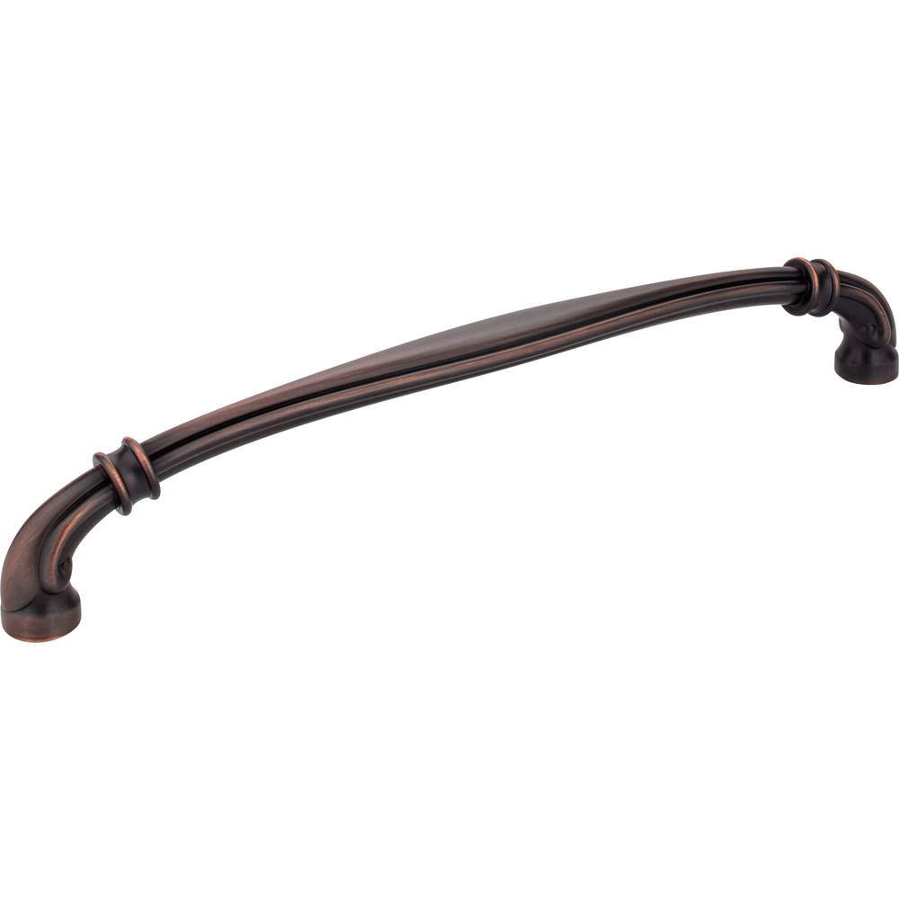 Jeffrey Alexander 12'' Center-to-Center Brushed Oil Rubbed Bronze Lafayette Appliance Handle