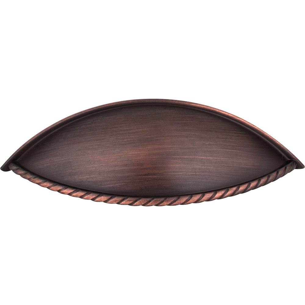 Jeffrey Alexander 96 mm Center-to-Center Brushed Oil Rubbed Bronze Lenoir Cabinet Cup Pull