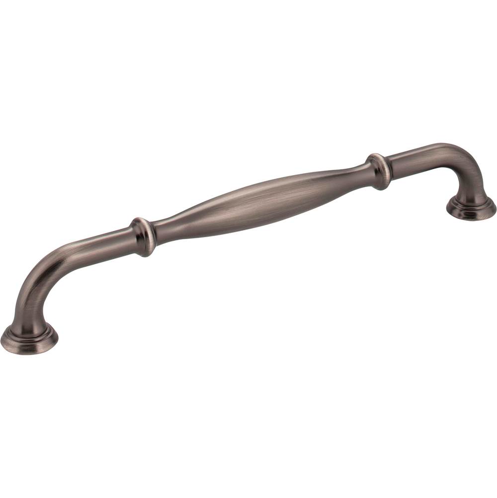 Jeffrey Alexander 192 mm Center-to-Center Brushed Pewter Tiffany Cabinet Pull