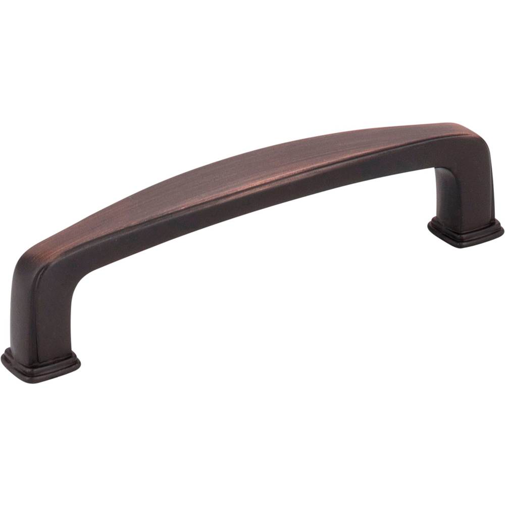Jeffrey Alexander 96 mm Center-to-Center Brushed Oil Rubbed Bronze Square Milan 1 Cabinet Pull