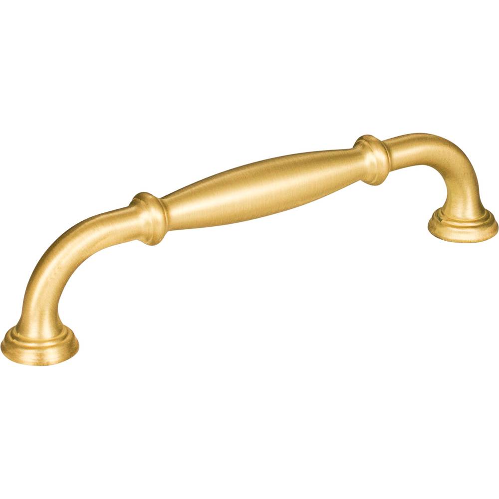 Jeffrey Alexander 128 mm Center-to-Center Brushed Gold Tiffany Cabinet Pull