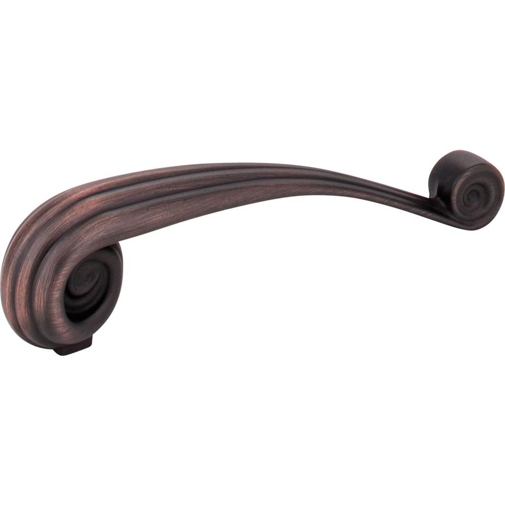 Jeffrey Alexander 96 mm Center-to-Center Brushed Oil Rubbed Bronze Lille Vertival Cabinet Pull