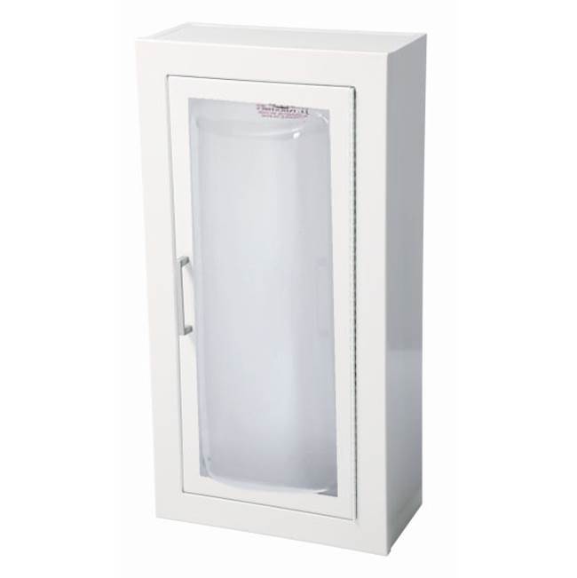 JL Industries Clear Vu Series Steel Cabinet with Clear Acrylic Bubble, Surface Mount