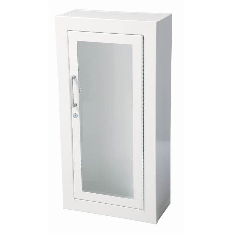 JL Industries Ambassador Series Steel Cabinet with Full Clear Acrylic Window & SAF-T-LOK, Surface Mount.