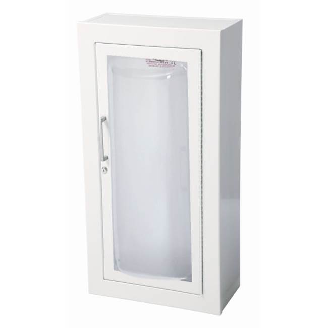 JL Industries Clear Vu Series Steel Steel Cabinet with Clear Acrylic Bubble, Surface Mount