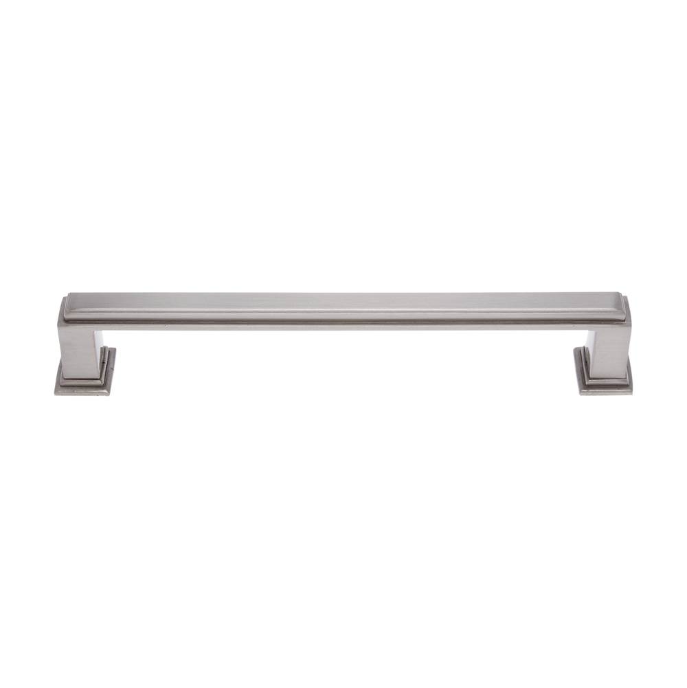 JVJ Hardware Marquee Collection Satin Nickel Finish 160 mm c/c Transitional Pull, Composition Zamac