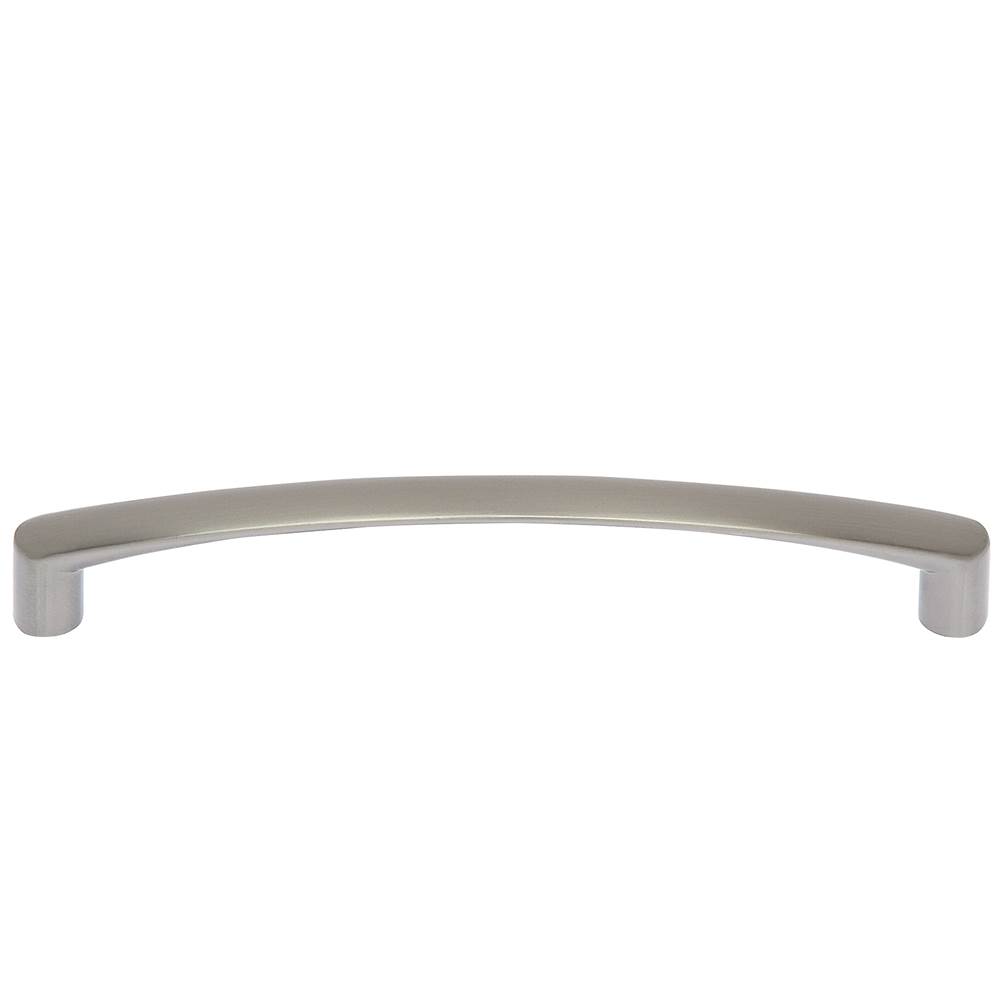 JVJ Hardware Teres Collection Satin Nickel Finish 128 mm c/c Thin Bowed Pull, Composition Zamac
