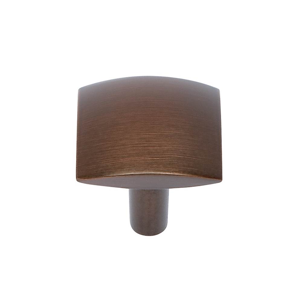JVJ Hardware Teres Collection Old World Bronze Finish 32 mm Drooped Knob, Composition Zamac