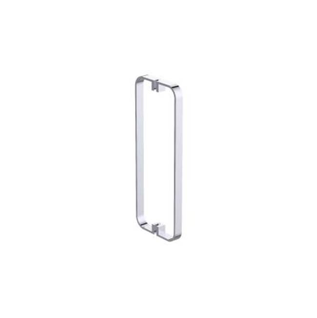 Kartners COLOGNE - 18-inch Double Shower Door Handle-Brushed Nickel