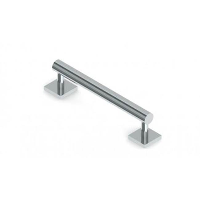 Kartners 9400 Series 36-inch Round Grab Bar with Square Rosettes 35mm-Titanium