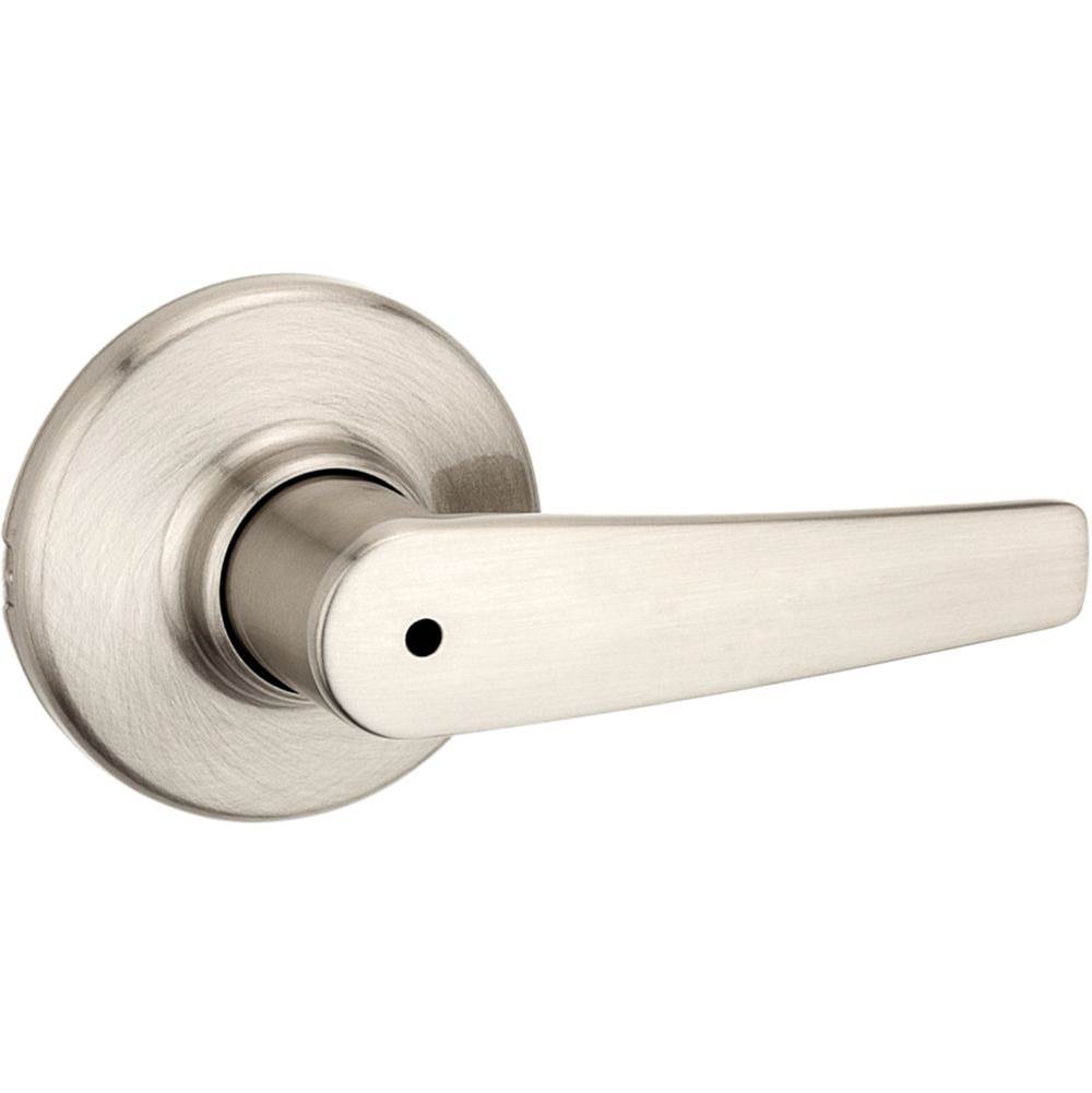 Kwikset Bed/Bath Lever in Satin Chrome