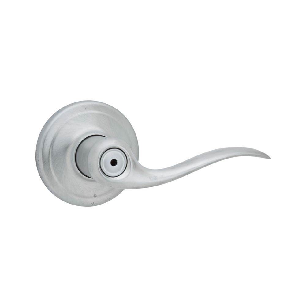 Kwikset Bed/Bath Lever in Satin Chrome