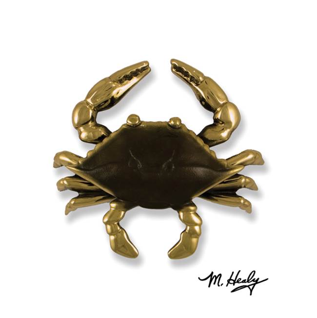 Michael Healy Designs Blue Crab Door Knocker