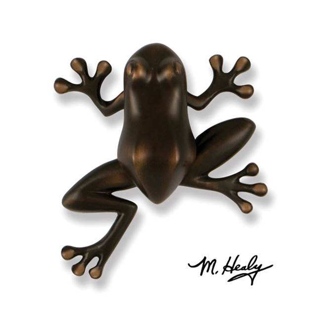 Michael Healy Designs Frog Door Knocker - Oiled Bronze
