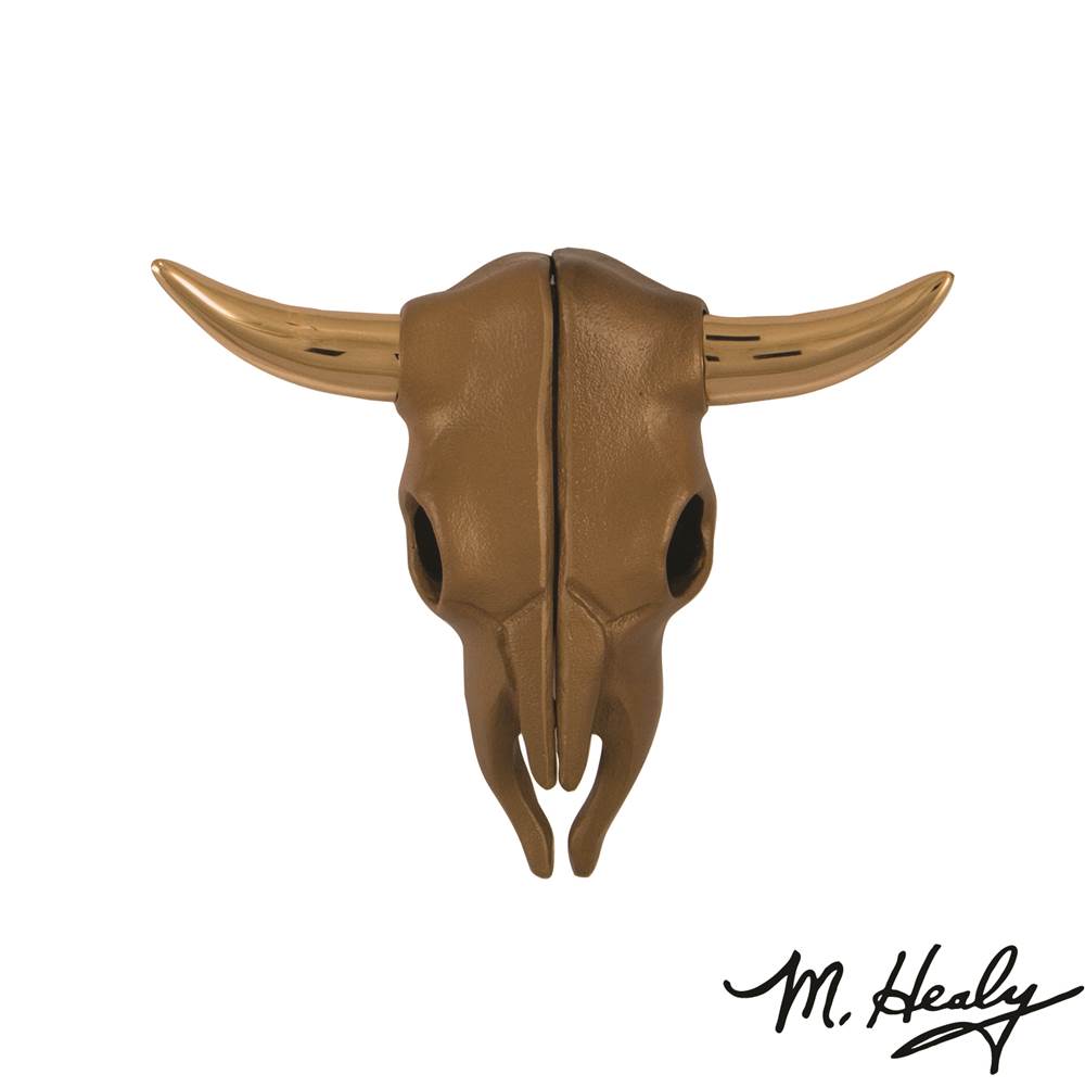 Michael Healy Designs Steer Skull Door Knocker