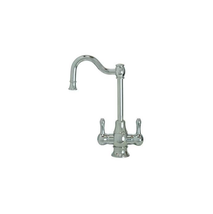 Mountain Plumbing Hot & Cold Water Faucet with Traditional Double Curved Body & Curved Handles