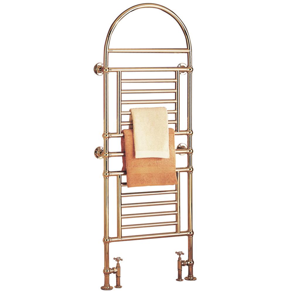 Myson B49 Regal BrassHydronic 74''H x 27''W  Valves not incl. ''Special Order Item''..This towel warmer is...
