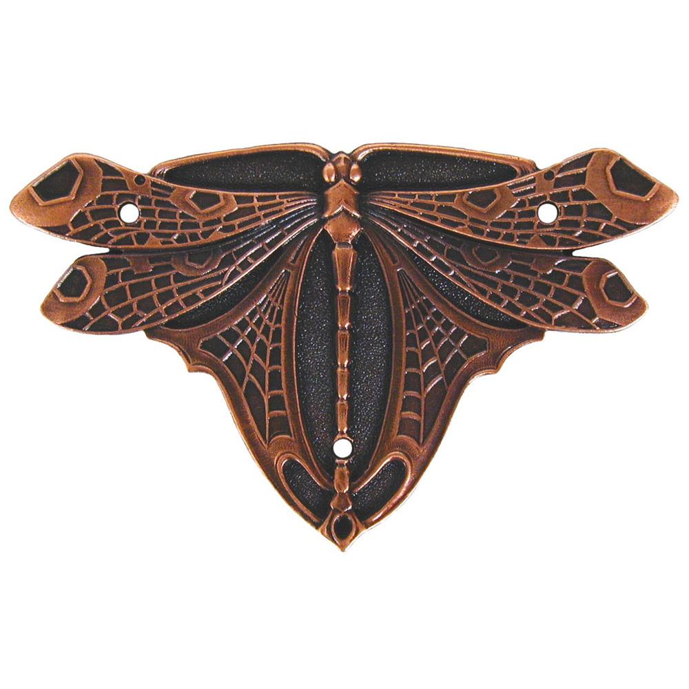 Notting Hill Dragonfly Hinge Plate Antique copper (sold in pairs)