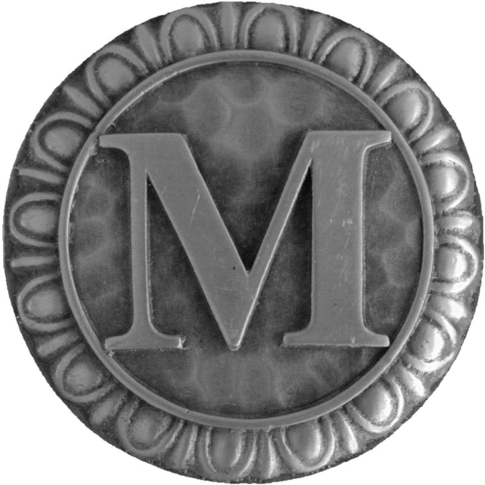 Notting Hill Initial M Knob Antique Pewter