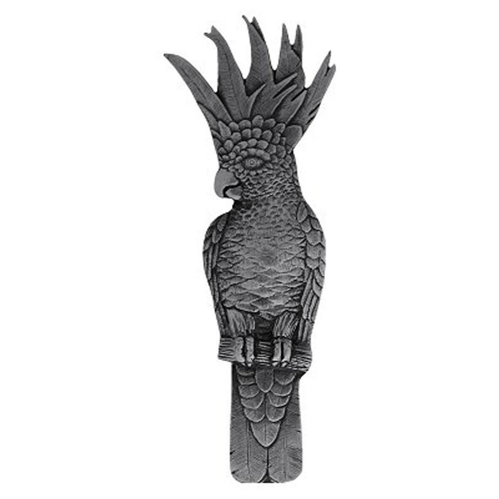 Notting Hill Cockatoo Pull Brilliant Pewter (Vertical - Right side)