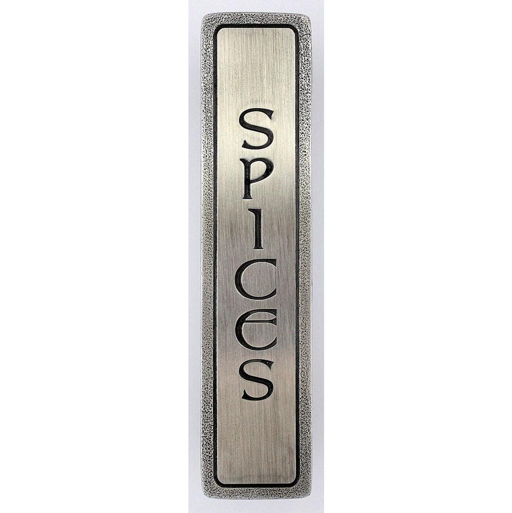Notting Hill ''SPICES'' Pull Antique Pewter (Vertical)