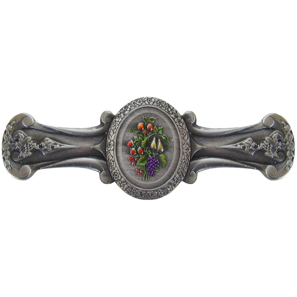 Notting Hill Fruit Bouquet Pull Hand-tinted Antique Pewter