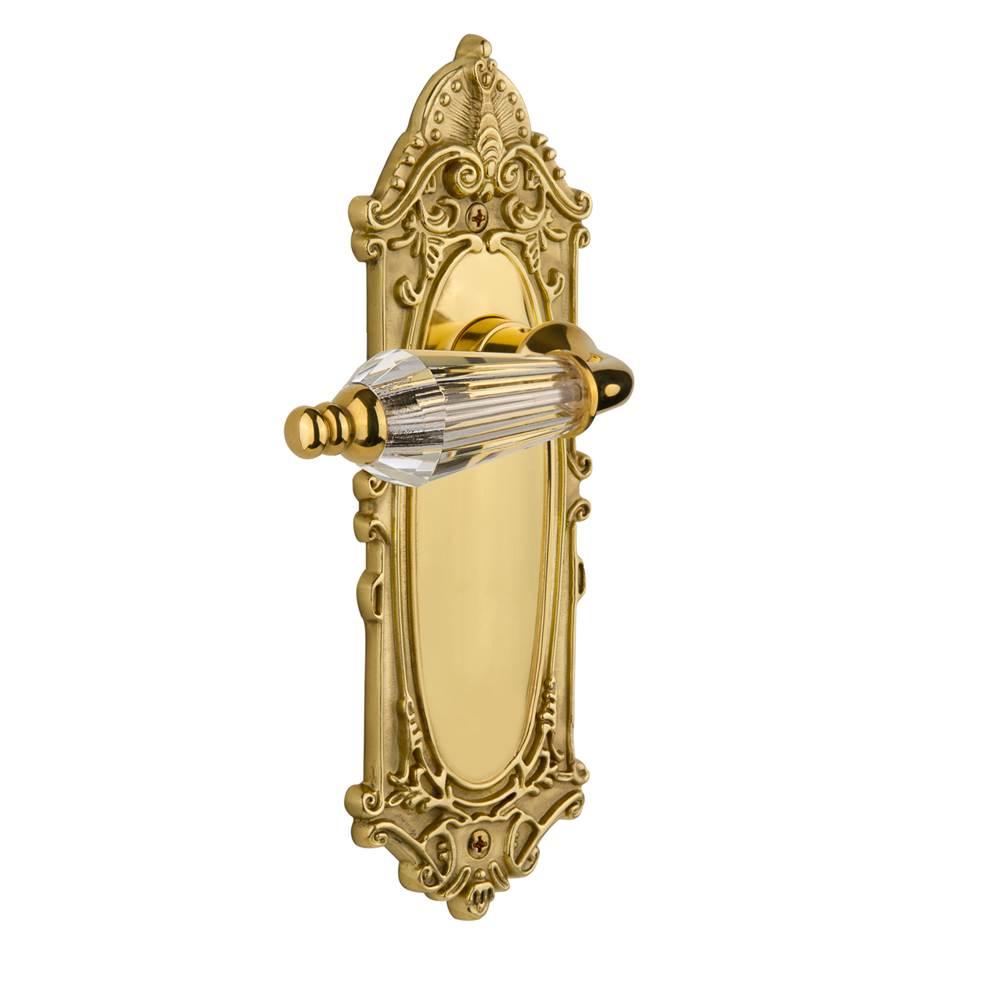 Nostalgic Warehouse Nostalgic Warehouse Victorian Plate Privacy Parlor Lever in Unlacquered Brass