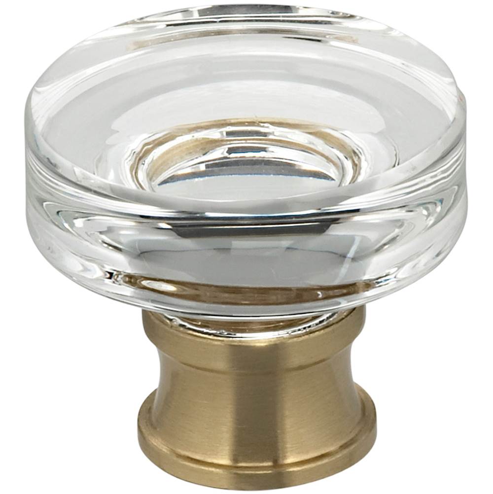 OMNIA Puck Glass Cabinet Knob US4
