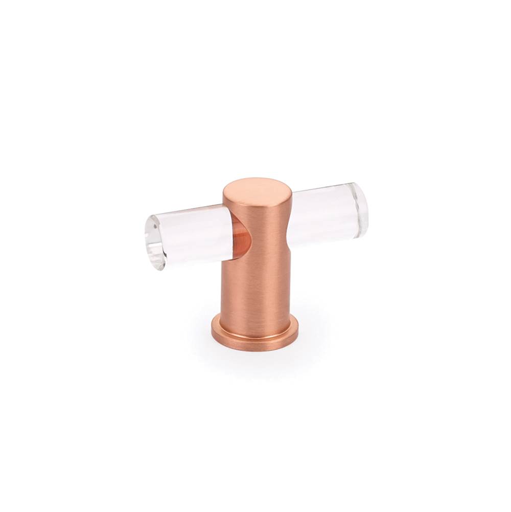 Schaub And Company T-Knob  Adjustable  Brushed Rose Gold
