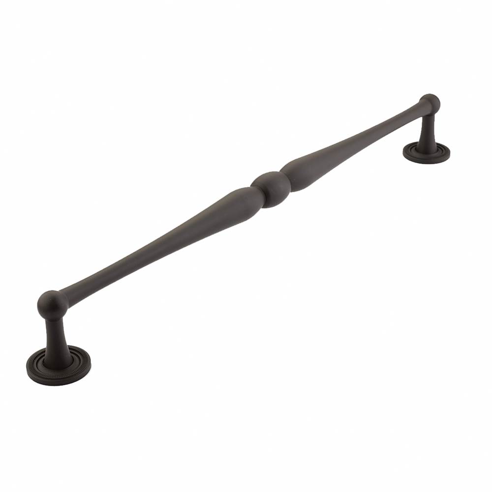 Schaub And Company Pull, Knurled Footplate, Oil Rubbed Bronze, 15'' cc