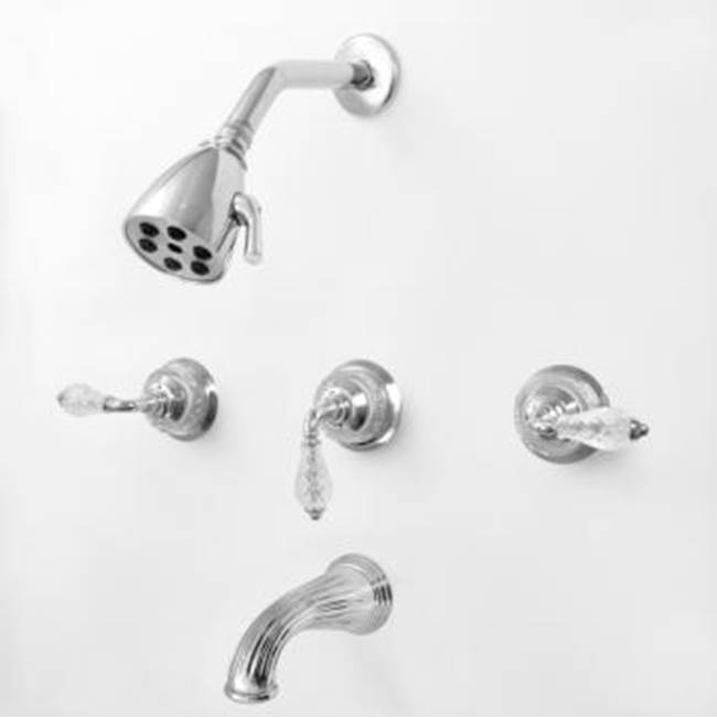Sigma 3 Valve Tub & Shower Set TRIM (Includes HAF and Wall Tub Spout) LUXEMBOURG ANTIQUE PEWTER .51