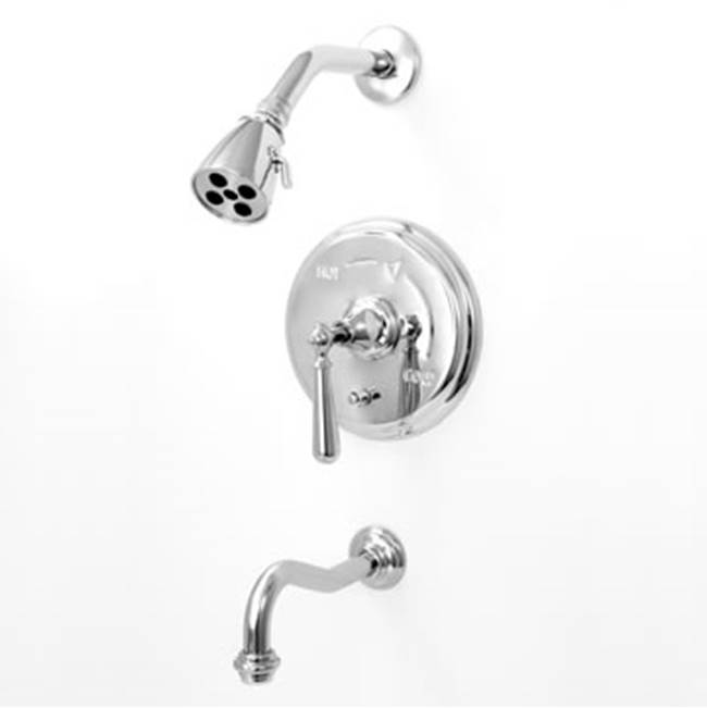 Sigma Pressure Balanced Tub & Shower Set Trim (Includes Haf And Wall Tub Spout) Loire Coco Bronze .63